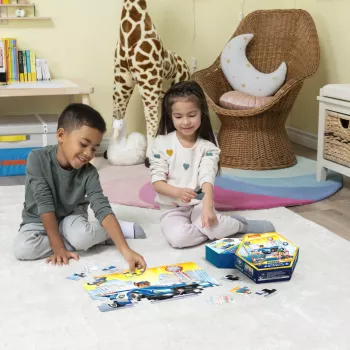 Juegos PAW Patrol La Película, puzle de 48 piezas para niños a partir de 4 años, Chase