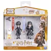 Wizarding World, Magical Minis Harry Potter y Cho Chang set de amistad con criatura, juguete para niños a partir de 5 años