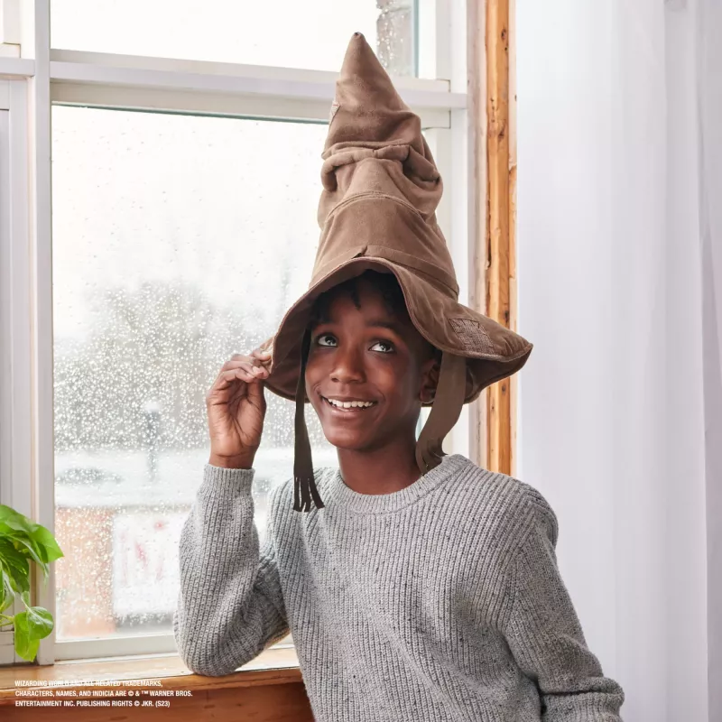 Wizarding World Harry Potter, Sombrero Seleccionador parlante con 15 frases para juegos de rol, juguete para niños a partir de 5 años