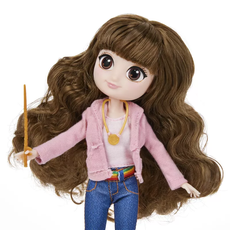Wizarding World Harry Potter, set de regalo de muñeca Brilliant Hermione Granger de 8