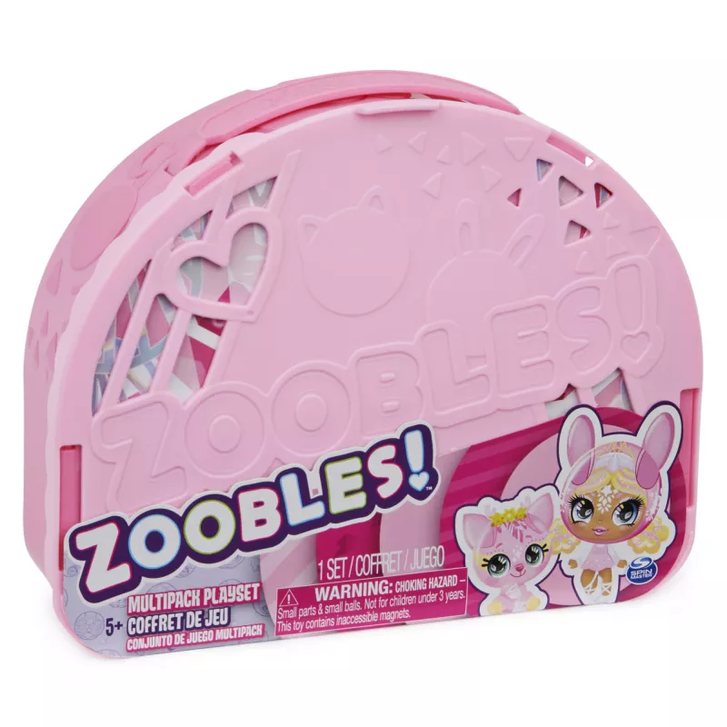 Zoobles, Dance Studio set de juego múltiple y maletín de almacenamiento con 3 figuras coleccionables transformables exclusivas, juguete infantil para niñas a partir de 5 años