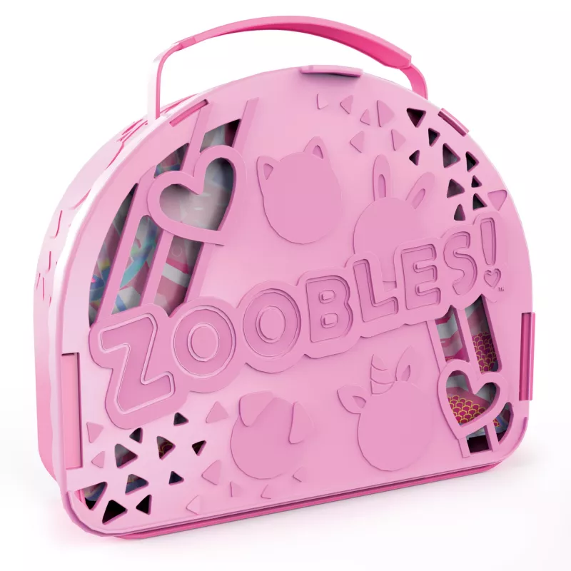 Zoobles, Dance Studio set de juego múltiple y maletín de almacenamiento con 3 figuras coleccionables transformables exclusivas, juguete infantil para niñas a partir de 5 años