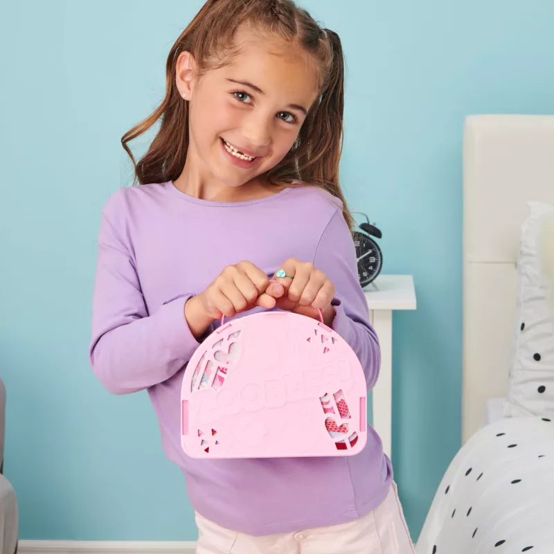 Zoobles, Dance Studio set de juego múltiple y maletín de almacenamiento con 3 figuras coleccionables transformables exclusivas, juguete infantil para niñas a partir de 5 años