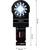 Bosch 2 608 900 012 accesorio para herramienta multifunción hoja de corte por inmersión