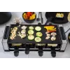 Unold 48730 raclette y grill 8 persona(s) 1200 W negro, acero inoxidable