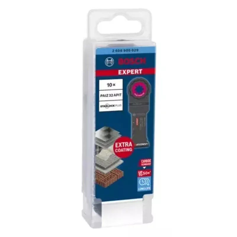 Bosch MULTIMAX PAIZ 32 Carbide 10 uds. para ladrillo placas de fibra cementada