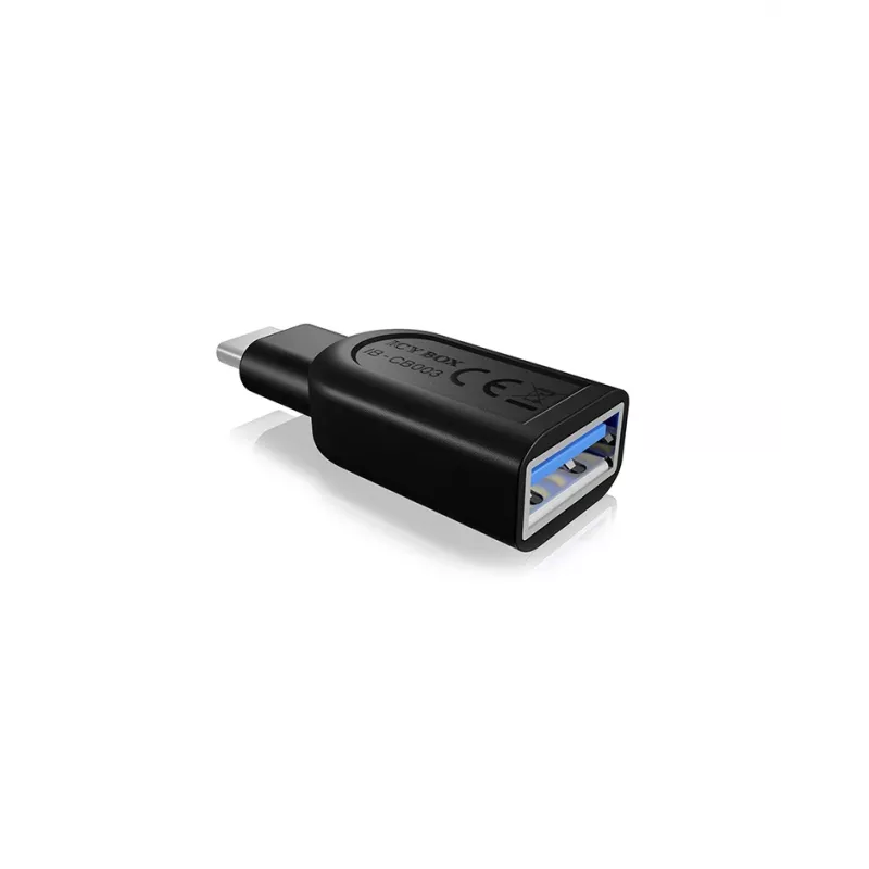 ICY BOX IB-CB003 USB 3.0 Type-C USB 3.0 Type-A negro