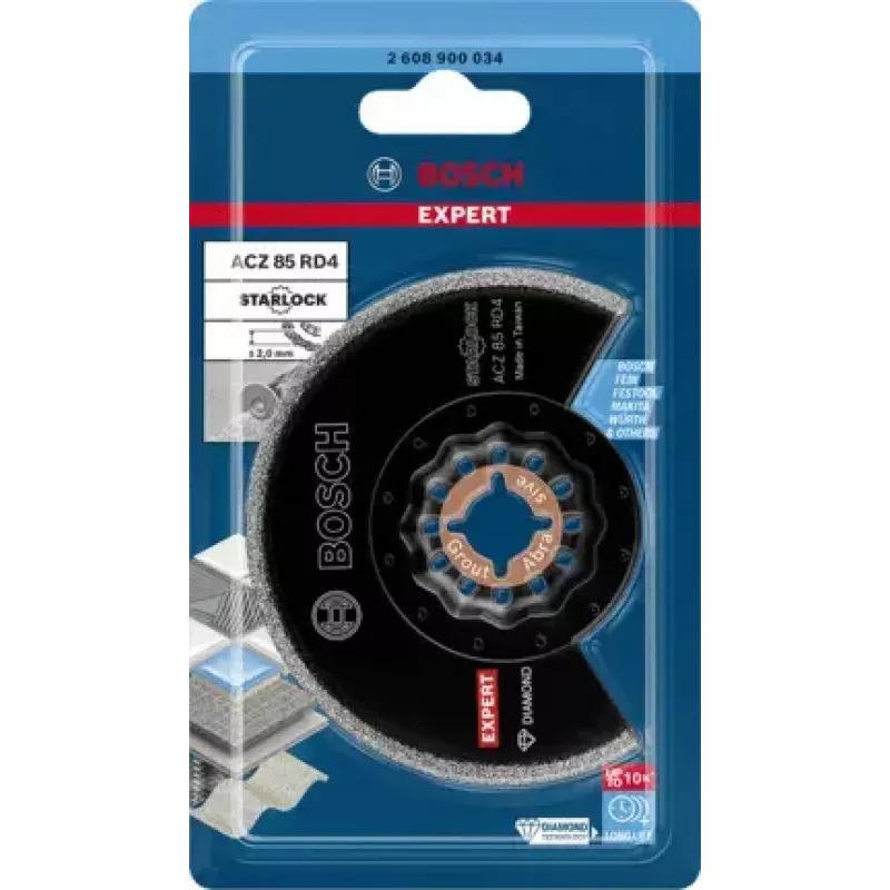 Bosch Expert ACZ 85 RD4 2 608 900 034 hoja de sierra de segmentos de diamante, Grout + Abrasive, Ø 85 mm, ancho de corte 2 mm