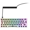 Teclado compacto 60 % con cable Sharkoon SKILLER SGK50 S4 — distribución QWERTZ, iluminación RGB, USB, cable de 1,5 m, blanco