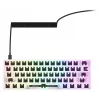 Teclado compacto 60 % con cable Sharkoon SKILLER SGK50 S4 — distribución QWERTZ, iluminación RGB, USB, cable de 1,5 m, blanco