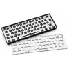 Teclado mecánico compacto 60 % Sharkoon SKILLER SGK50 S4 — USB con cable, distribución QWERTY alemana, retroiluminación RGB, cable de 1,5 m, negro