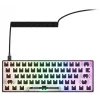 Teclado mecánico compacto 60 % Sharkoon SKILLER SGK50 S4 — USB con cable, distribución QWERTY alemana, retroiluminación RGB, cable de 1,5 m, negro