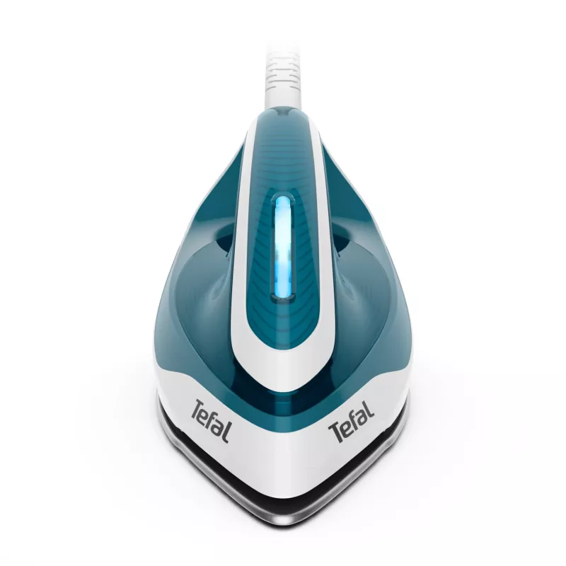 Tefal Express Easy SV6131E0 centro de planchado a vapor, 5,8 bar, 120 g/min, golpe de vapor de 350 g/min, 1,7 l, apagado automático, blanco/turquesa