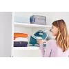 Tefal Express Easy SV6131E0 centro de planchado a vapor, 5,8 bar, 120 g/min, golpe de vapor de 350 g/min, 1,7 l, apagado automático, blanco/turquesa