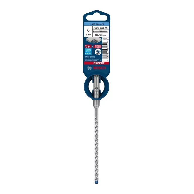 Broca Bosch SDS plus-7X 6 mm 165 mm