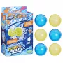 Globos de agua HASBRO Nerf Super Soaker Hydro Balls — depósito de agua incorporado, 6 uds., plástico, azul/amarillo, edad 6+