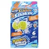 Globos de agua HASBRO Nerf Super Soaker Hydro Balls — depósito de agua incorporado, 6 uds., plástico, azul/amarillo, edad 6+