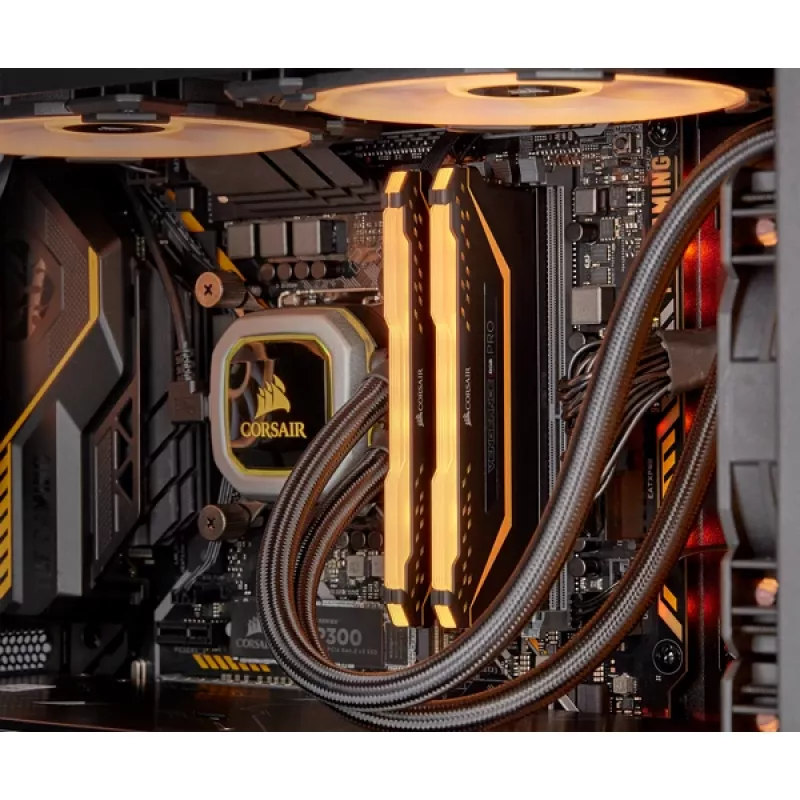 CORSAIR Memoria 16GB DDR4 3200MHz 2x8GB C16 - Negro (envase abierto)