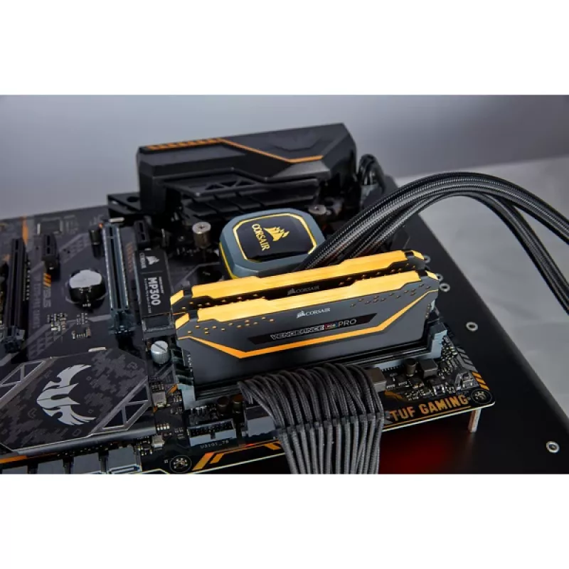 CORSAIR Memoria 16GB DDR4 3200MHz 2x8GB C16 - Negro (envase abierto)