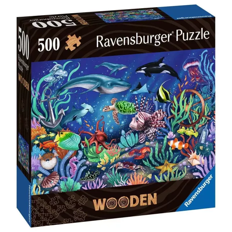 Ravensburger 17515 Puzle 500 piezas Animales Bajo el mar