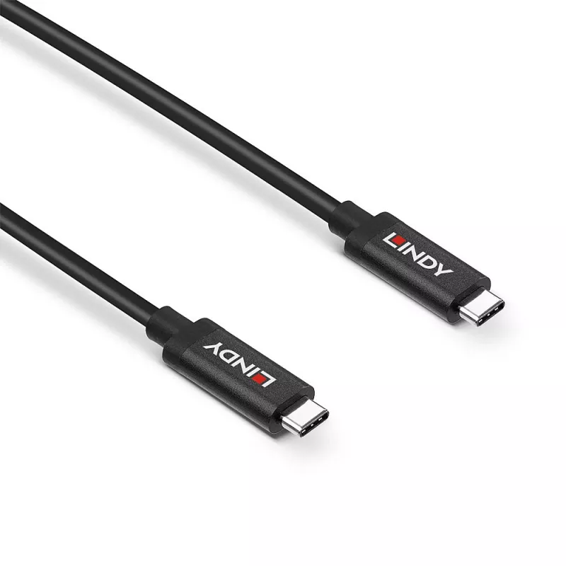 Lindy Cable USB 3.2 Gen 2 C/C activo de 5 m, 5 m, USB C, USB C, USB 3.2 Gen 2 (3.1 Gen 2), 10 Gbit/s, Negro