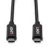 Lindy Cable USB 3.2 Gen 2 C/C activo de 5 m, 5 m, USB C, USB C, USB 3.2 Gen 2 (3.1 Gen 2), 10 Gbit/s, Negro