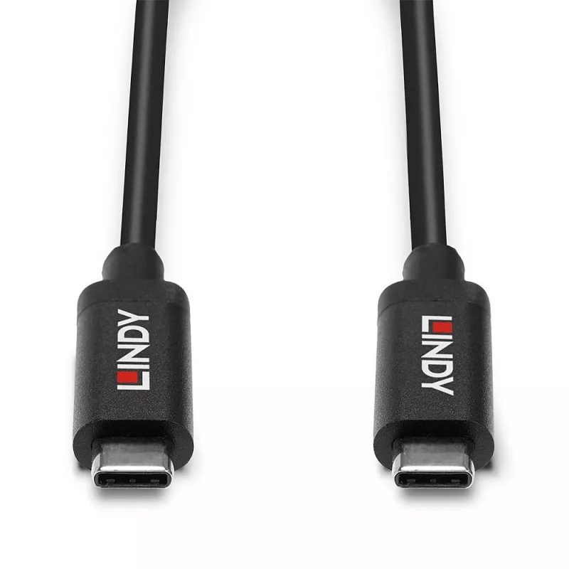 Lindy Cable USB 3.2 Gen 2 C/C activo de 5 m, 5 m, USB C, USB C, USB 3.2 Gen 2 (3.1 Gen 2), 10 Gbit/s, Negro