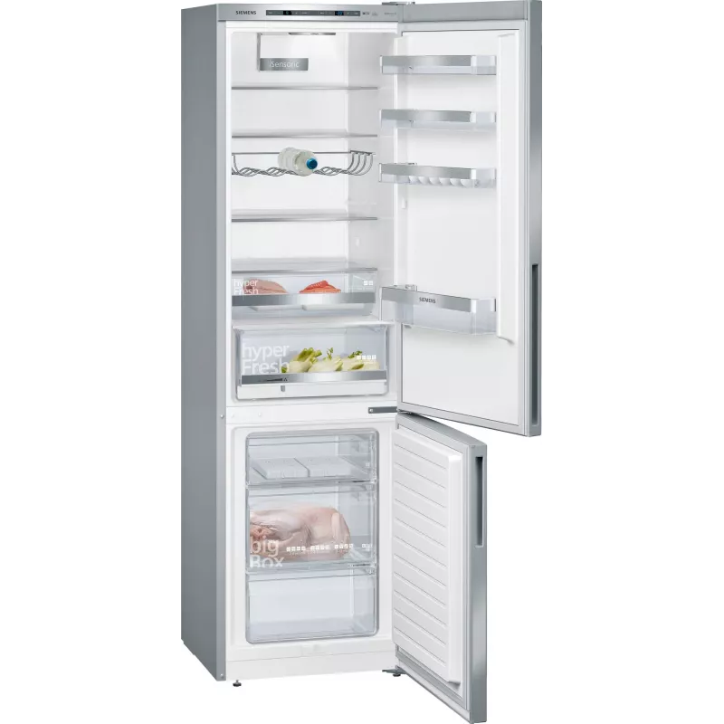 Siemens iQ500 KG39EAICA Frigorífico combi independiente 343 L Plata