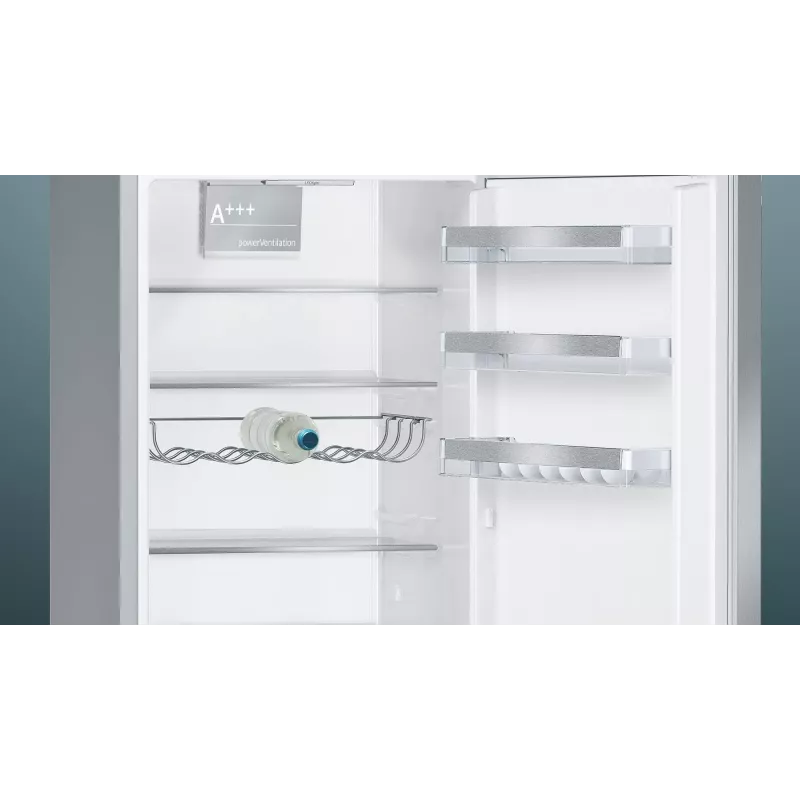 Siemens iQ500 KG39EAICA Frigorífico combi independiente 343 L Plata