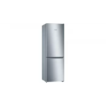 Bosch Serie 2 KGN33NLEB Frigorífico combi independiente 282 L Acero inoxidable