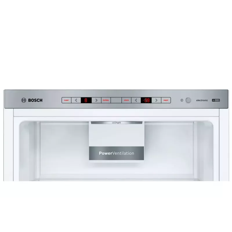 Bosch Serie 6 KGE36AICA frigorífico-congelador combinado independiente 308 l acero inoxidable