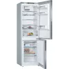 Bosch Serie 6 KGE36AICA frigorífico-congelador combinado independiente 308 l acero inoxidable