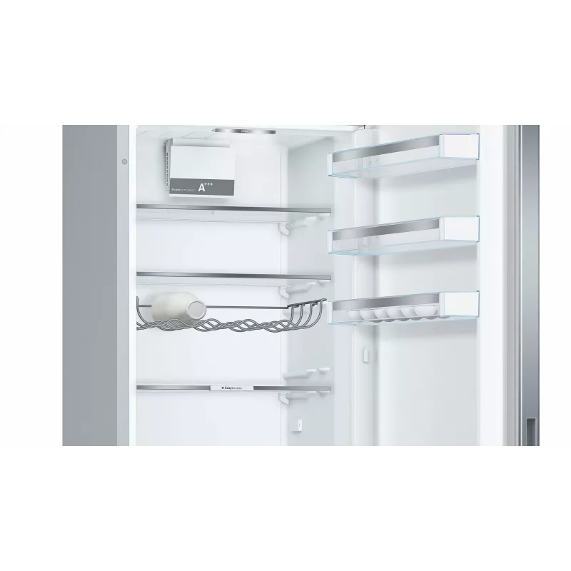 Bosch Serie 6 KGE39ALCA frigorífico combi, libre instalación, 201 cm, congelador 94 l, C, acero inoxidable
