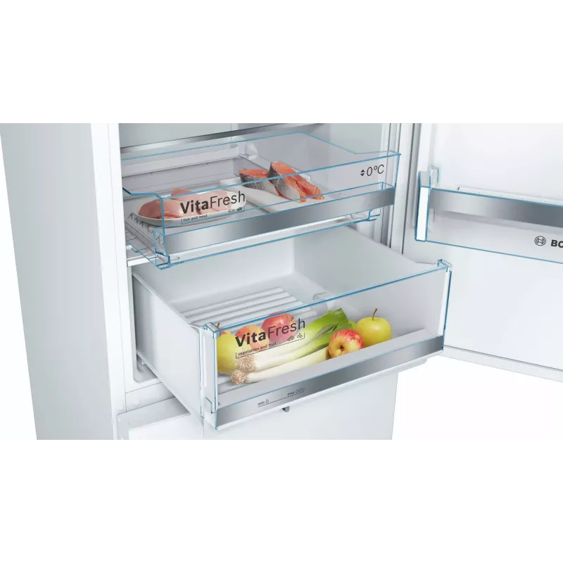 Bosch Serie 6 KGE36AWCA frigorífico-congelador combinado independiente 308 l blanco