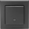 Sensor de temperatura y humedad interior HomeMatic HmIP‑STH‑A antracita, sensor inalámbrico para smart home