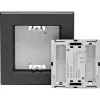 Sensor de temperatura y humedad interior HomeMatic HmIP‑STH‑A antracita, sensor inalámbrico para smart home