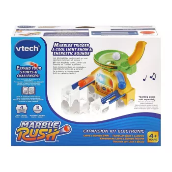VTech Marble Rush - set de ampliación electrónico - embudo, 4 años, sonido, AA, plástico, multicolor