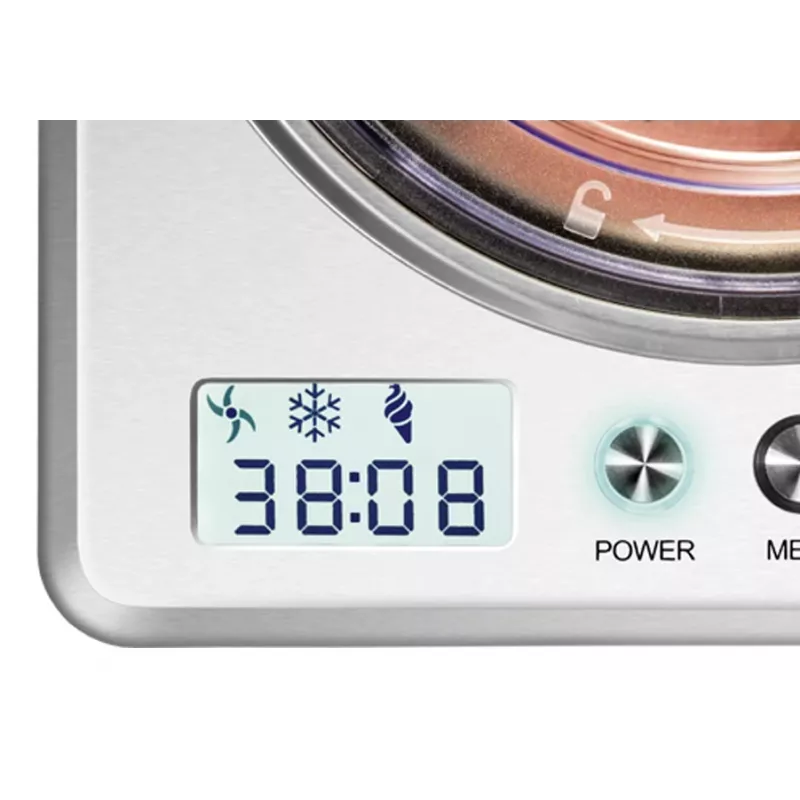 Unold 48872 máquina de helados máquina de helados con compresor 2 l 180 W acero inoxidable