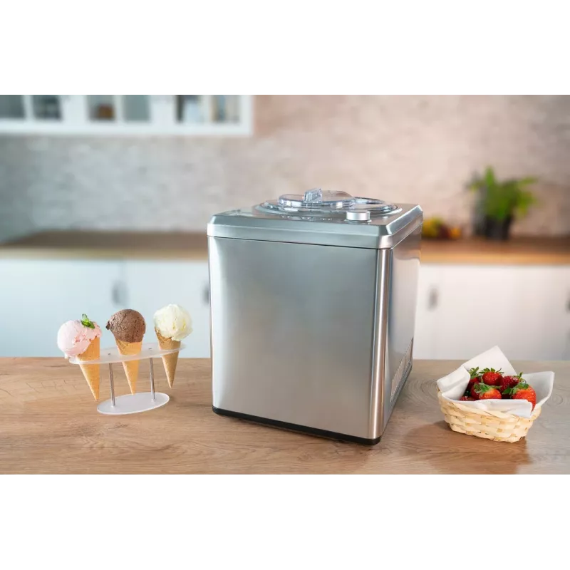 Unold 48872 máquina de helados máquina de helados con compresor 2 l 180 W acero inoxidable