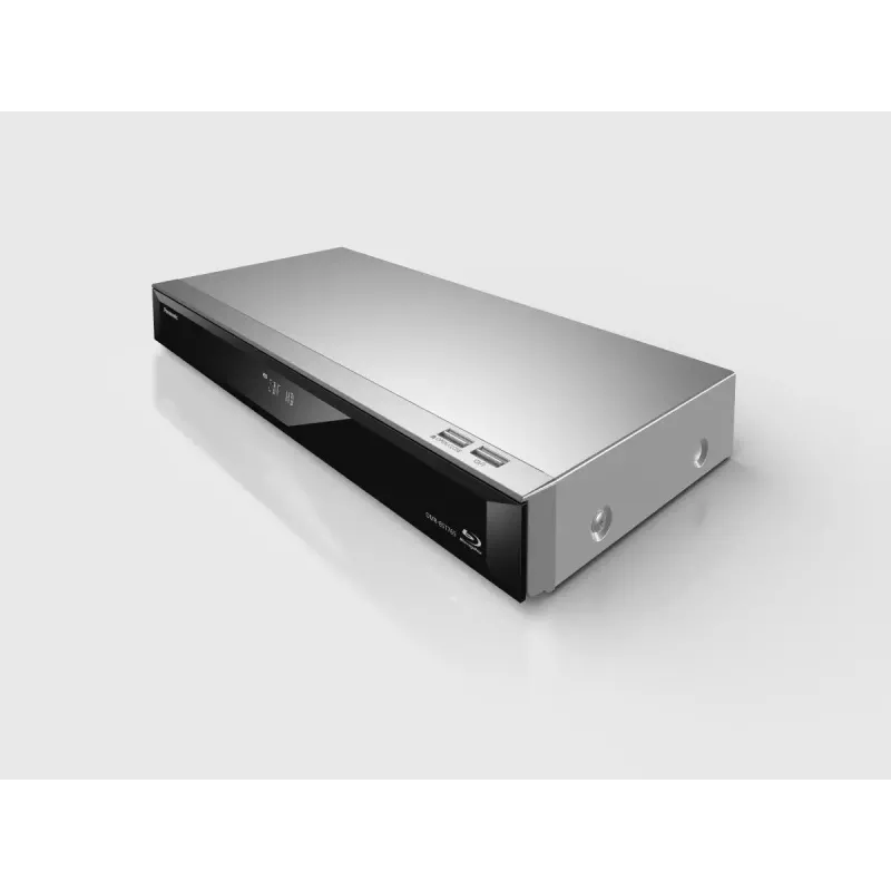 Panasonic DMR-BST765AG grabador Blu-ray 3D con disco duro de 500 GB, plateado/negro