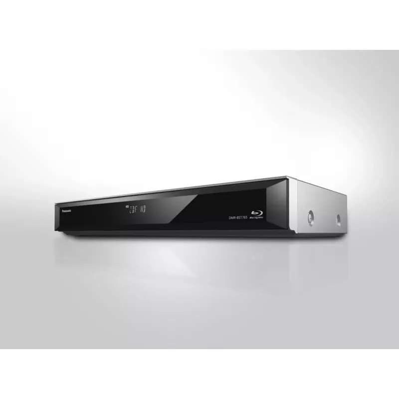 Panasonic DMR-BST765AG grabador Blu-ray 3D con disco duro de 500 GB, plateado/negro