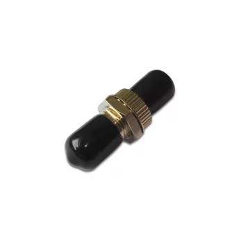DIGITUS acoplador ST / ST simplex casquillo de cerámica de circonio, carcasa metálica, con tapones negros, multimodo