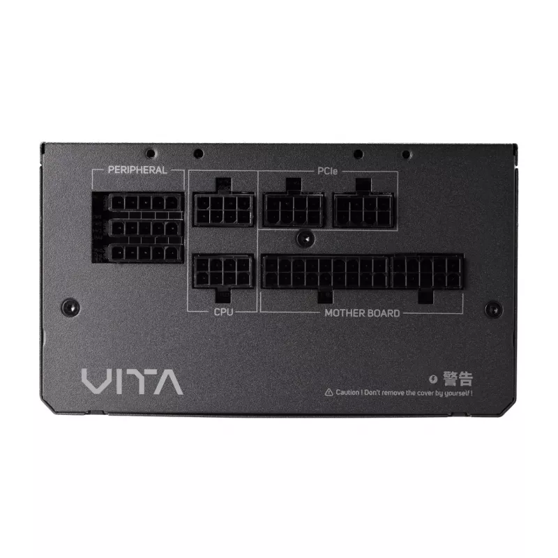 FSP VITA GM 650W fuente de alimentación ATX ATX3.1 Negro, 650 W, 100 - 240 V, 50/60 Hz, 8-4 A, activa, 100 W