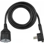 BRENNENSTUHL alargador corto con conector plano en ángulo 3 m