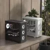 PC mini torre Aerocool D301A negro madera fuente de alimentación ATX