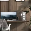 PC mini torre Aerocool D301A negro madera fuente de alimentación ATX