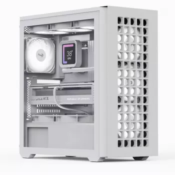 Aerocool D502A torre semitorre blanca