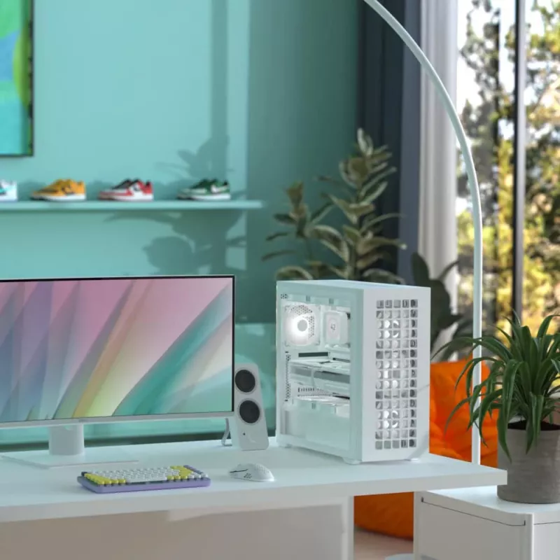 Aerocool D502A torre semitorre blanca