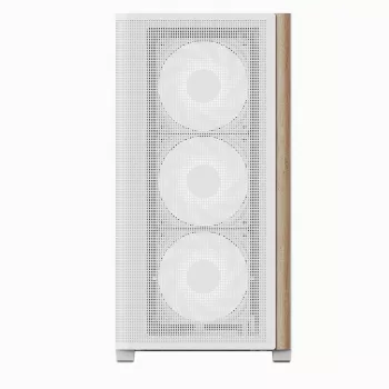 Aerocool D301A mini torre blanca, madera
