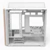 Aerocool D301A mini torre blanca, madera